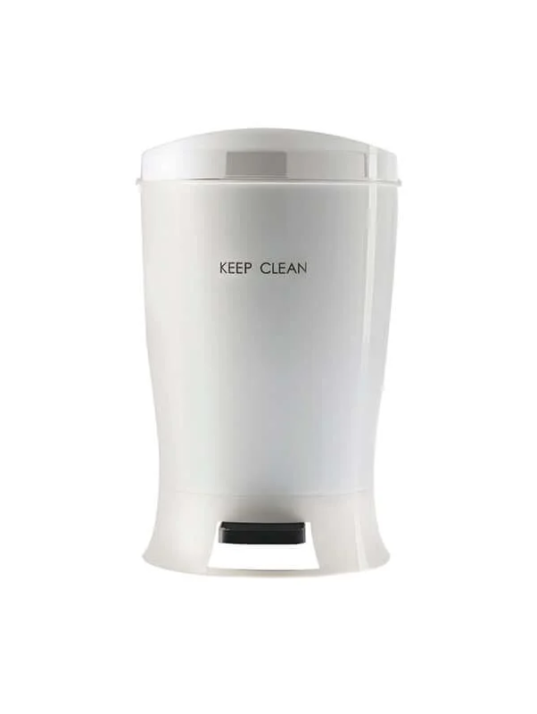 ถังขยะ CHIC REPUBLIC รุ่น (HH-2500P) ขาเหยียบ 4.5 ลิตร สีขาว